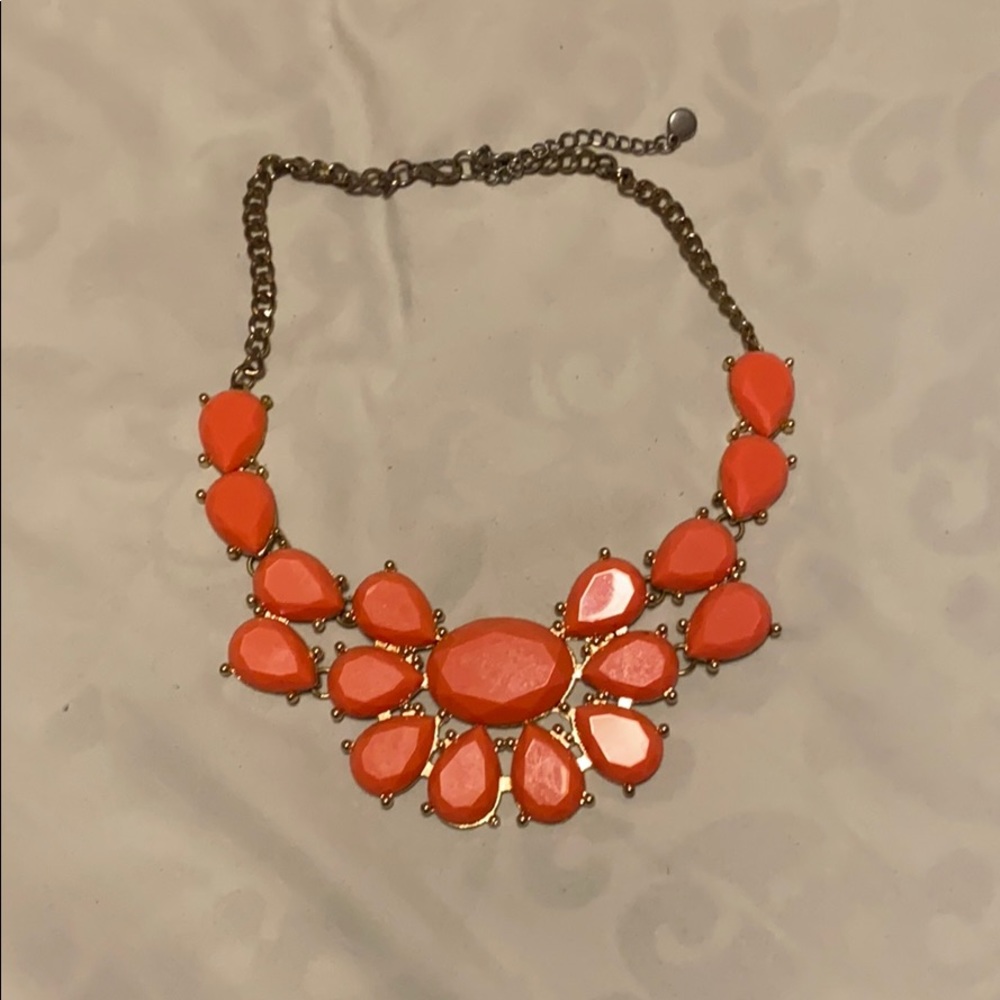 Coral Statement necklace